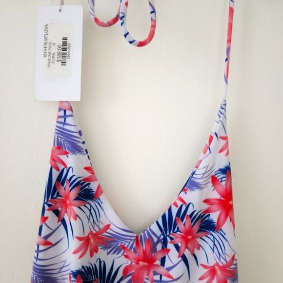 FLEUR SWIM - NWT $189 Floral One Piece Swimsuit M - Picture 10 of 10